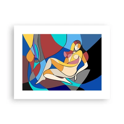 Poster - Cubist Nude - 40x30 cm