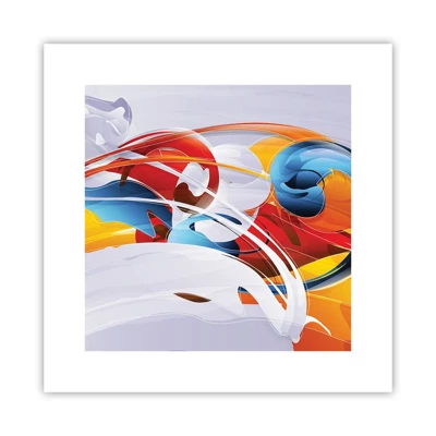 Poster - Dance of Elements - 30x30 cm