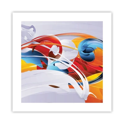 Poster - Dance of Elements - 40x40 cm