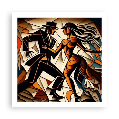 Poster - Dance of Passion  - 60x60 cm