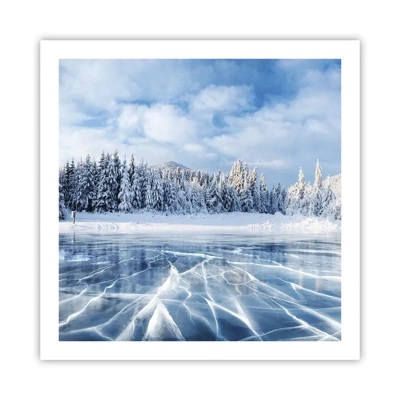 Poster - Dazling and Crystalline View - 60x60 cm