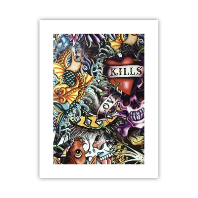 Poster - Dream of a Tattoo Artist - 30x40 cm