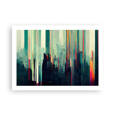 Poster - Futuristic City - 70x50 cm