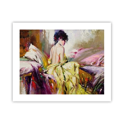 Poster - Graceful in Yellow - 50x40 cm