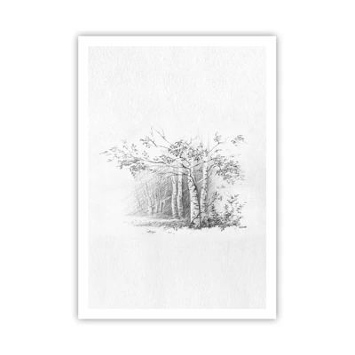 Poster - Holiday of Birch Forest - 70x100 cm