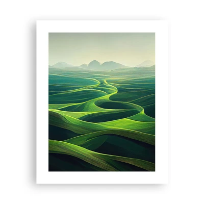 Poster - In Green Valleys - 40x50 cm