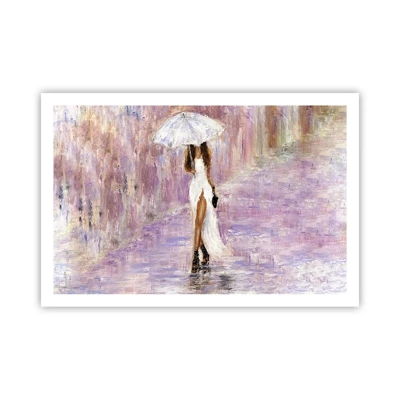 Poster - In Liliac Rain - 91x61 cm