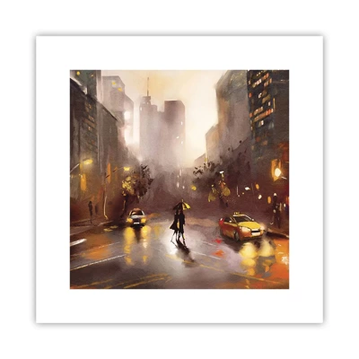 Poster - In New York Lights - 30x30 cm