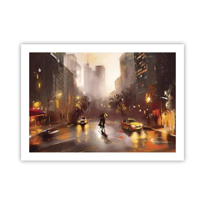 Poster - In New York Lights - 70x50 cm