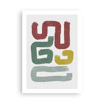 Poster - In an Unknown Language - 50x70 cm