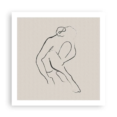 Poster - Intimate Sketch - 60x60 cm