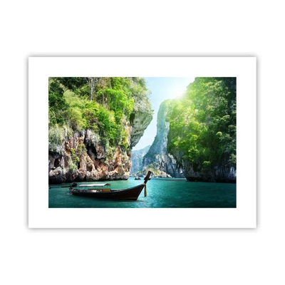 Poster - Invitation for an Exotic Trip - 40x30 cm