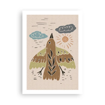 Poster - Joyful Flight - 50x70 cm