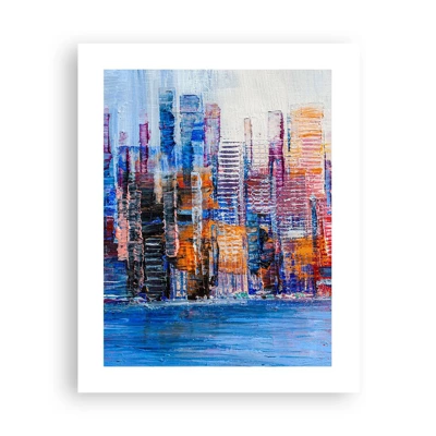 Poster - Joyful Metropolis - 40x50 cm