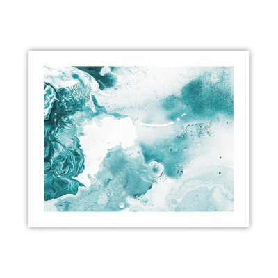 Poster - Lakes of Blue - 50x40 cm