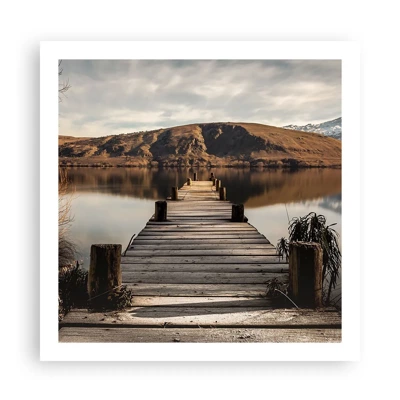 Poster - Landscape in Silence - 60x60 cm