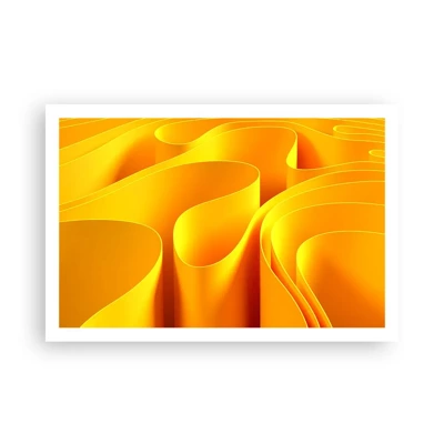 Poster - Like Waves of the Sun - 91x61 cm