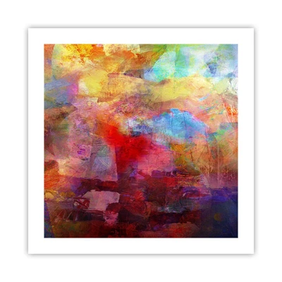Poster - Looking inside the Rainbow - 50x50 cm
