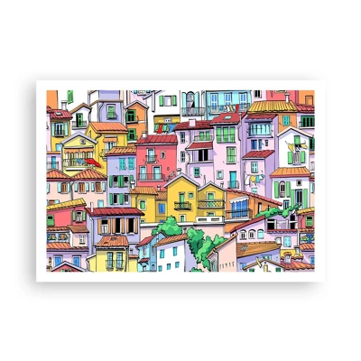 Poster - Merry City - 100x70 cm