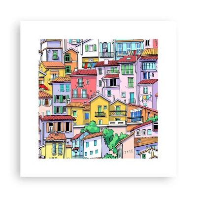 Poster - Merry City - 30x30 cm