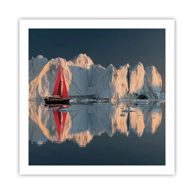 Poster - On the Edge of the World - 60x60 cm