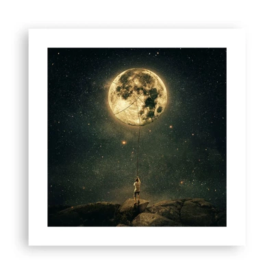 Poster - One that Stole the Moon - 40x40 cm
