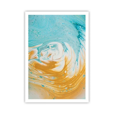 Poster - Pastel Swirl - 70x100 cm
