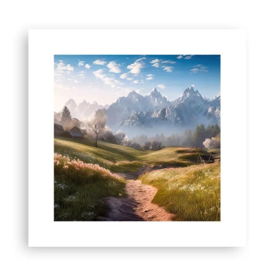 Poster - Quiet Valley - 30x30 cm