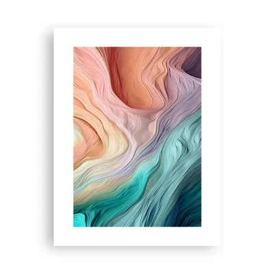 Poster - Rainbow Wave - 30x40 cm