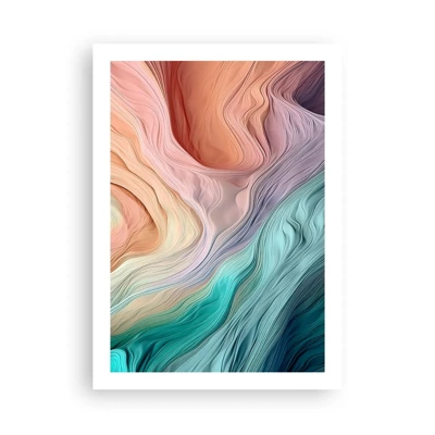 Poster - Rainbow Wave - 50x70 cm