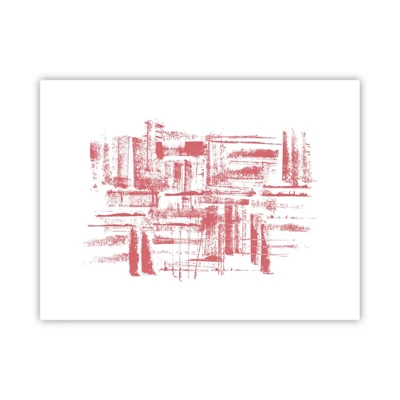 Poster - Red City - 40x30 cm