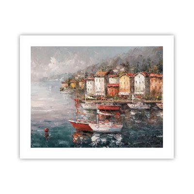 Poster - Romantic Marina - 50x40 cm