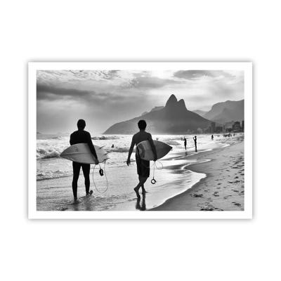 Poster - Samba for One Wave - 100x70 cm