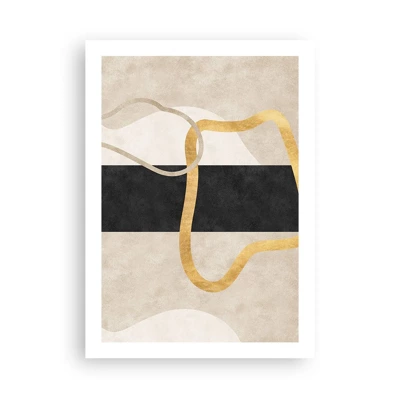 Poster - Shapes in Loops - 50x70 cm