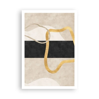 Poster - Shapes in Loops - 70x100 cm