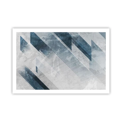 Poster - Spacial Composition - Movement of Greys - 91x61 cm