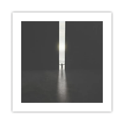 Poster - Step to Bright Future - 40x40 cm