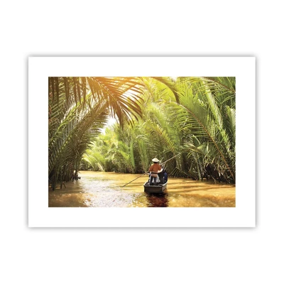 Poster - Through a Palm Ravine - 40x30 cm