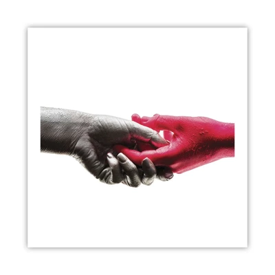 Poster - Together, although Different - 60x60 cm