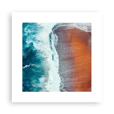 Poster - Touch of the Ocean - 30x30 cm