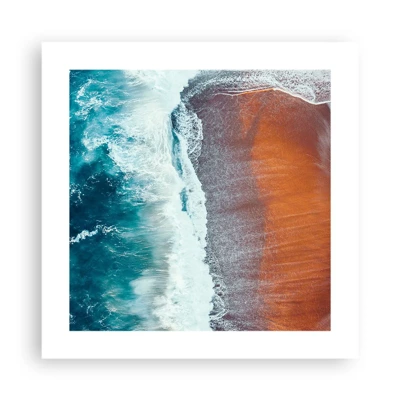 Poster - Touch of the Ocean - 40x40 cm