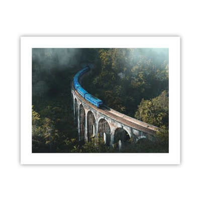 Poster - Train through Nature - 50x40 cm