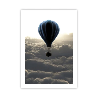 Poster - Wanderer above Clouds - 50x70 cm