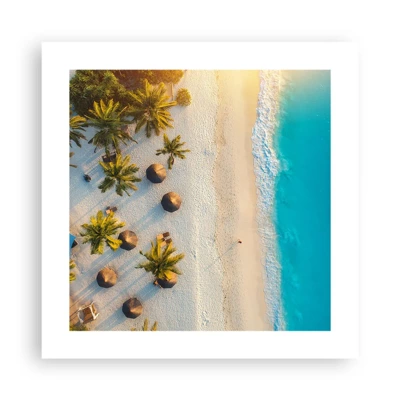 Poster - Welcome to Paradise - 40x40 cm