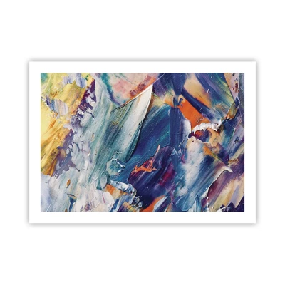 Poster - Whirlwind of Colour - 70x50 cm