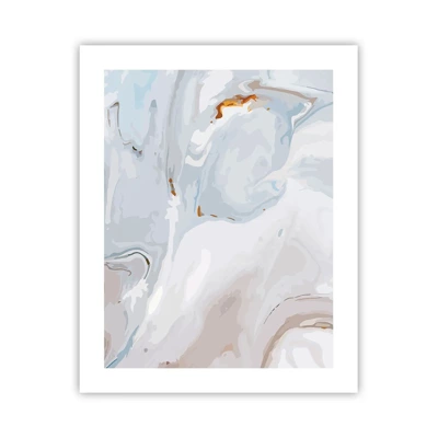 Poster - White Fusion - 40x50 cm