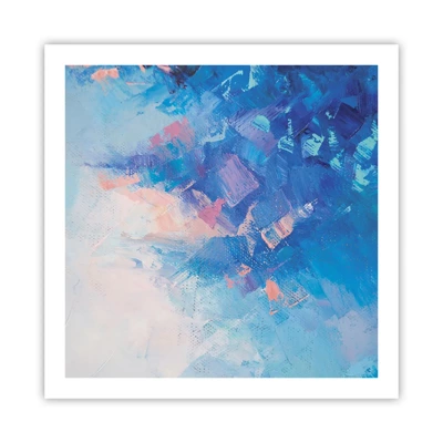 Poster - Winter Abstract - 60x60 cm