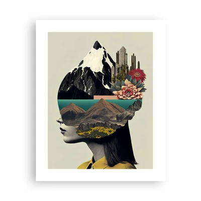 Poster - Woman - Always a Mystery - 40x50 cm