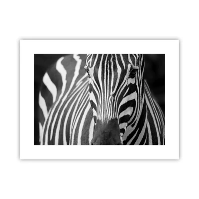 Poster - World Is Black and White - 40x30 cm