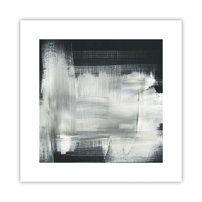 Poster - Woven from the Vertical and the Horizontal - 30x30 cm